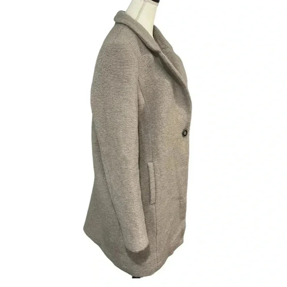 Kenneth Cole beige tan classic wool blend single button coat size XL - Picture 11 of 12